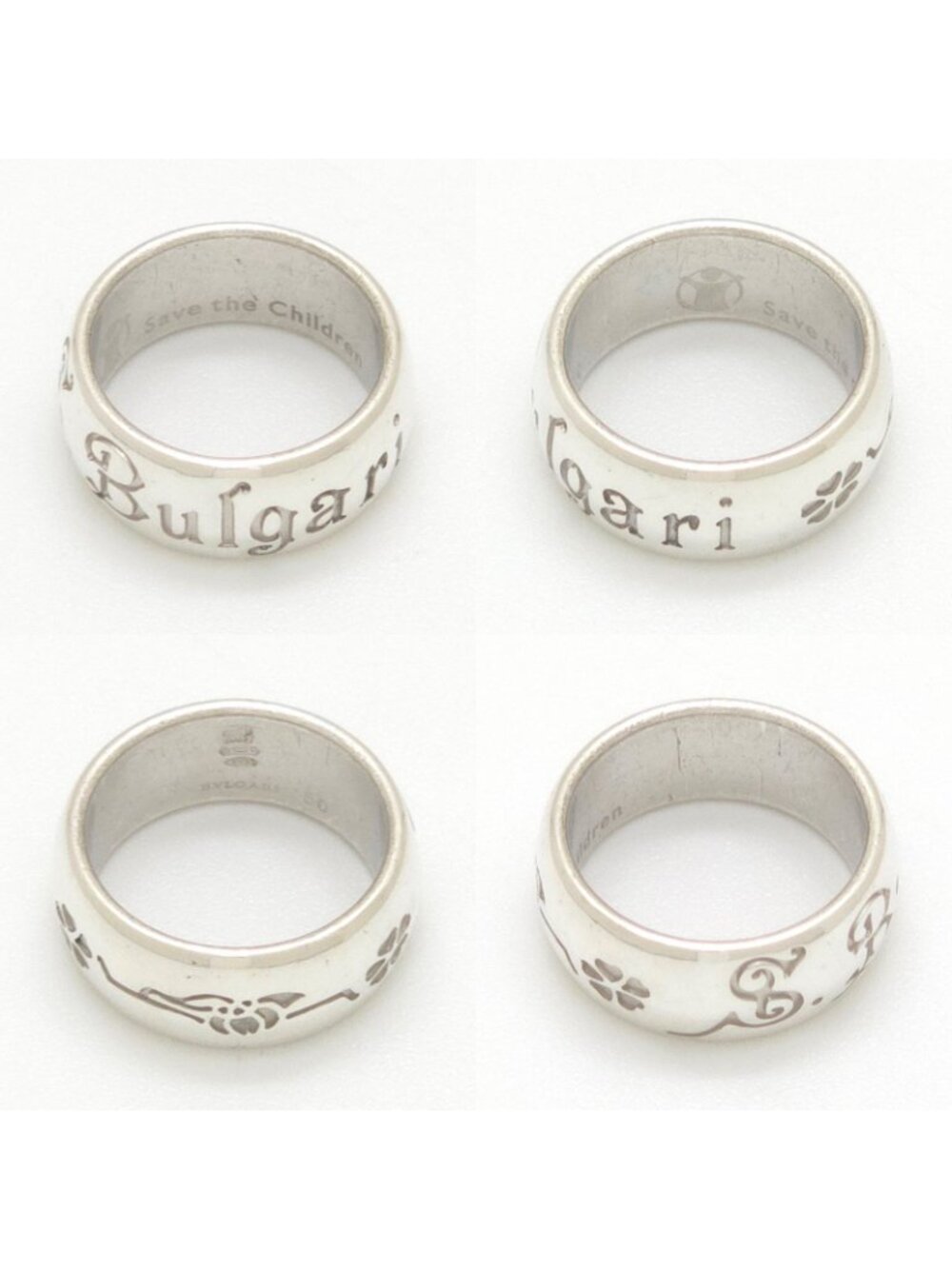 Bvlgari Save the Children Ring 50 125 Anniversary Sterling Silver - Picture 3 of 9